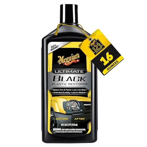 Meguiar's Ultimate Black Plastic Restorer 16 oz