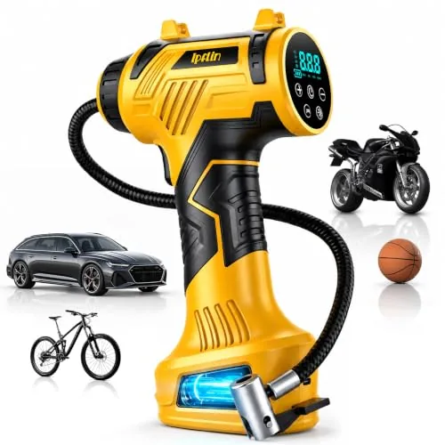 Ipflin 160 PSI Portable Air Compressor with Built-in Battery