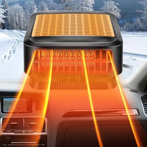 QEPJO 12V 200W Portable Car Heater and Defroster