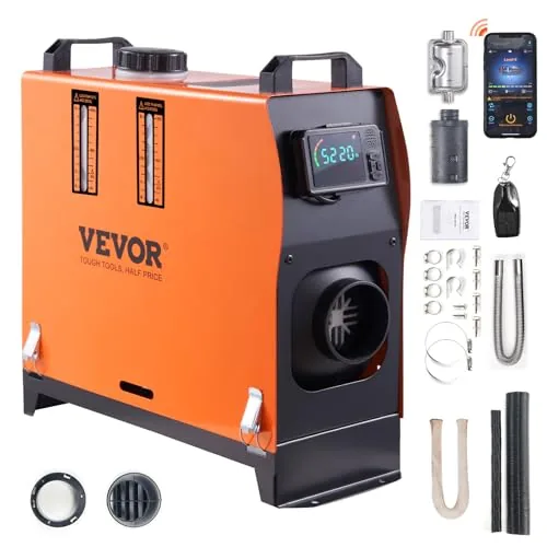VEVOR 8KW Diesel Heater with Bluetooth App Control