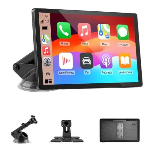 GTVFS 9-inch Wireless CarPlay Android Auto Touchscreen