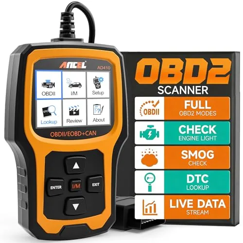ANCEL AD410 OBD2 Scanner with 42,000+ DTC Database