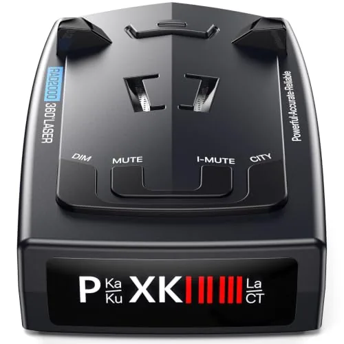 houpoo Radar Detector 360 Full-Band Long Range