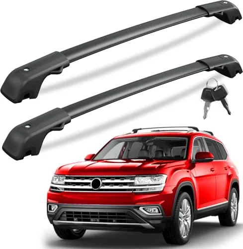 KINGGERI VW Atlas Roof Rack Cross Bars 300lb Capacity