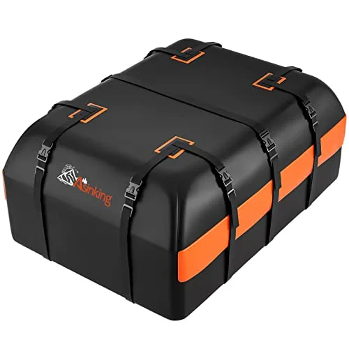 Asinking 21 Cu Ft Rooftop Cargo Bag, Rack-Free