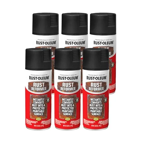 Rust-Oleum Stops Rust Reformer Black Spray Paint