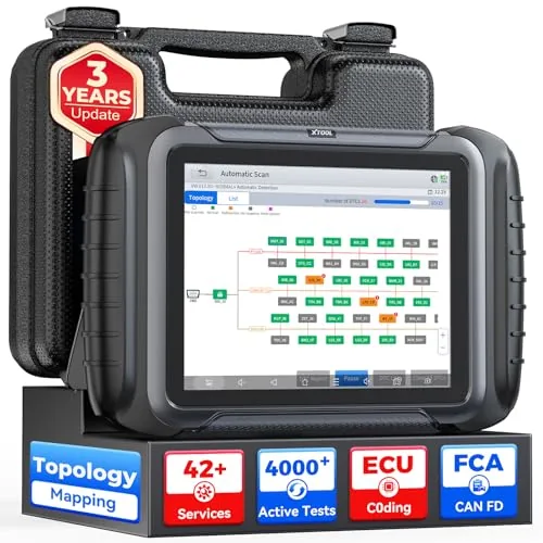 XTOOL D8S AI Bidirectional OBD2 Scanner with Topology Map