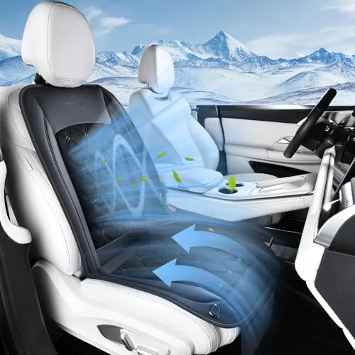 Coverado 3-Speed Ventilated Car Seat Cover 12V-24V
