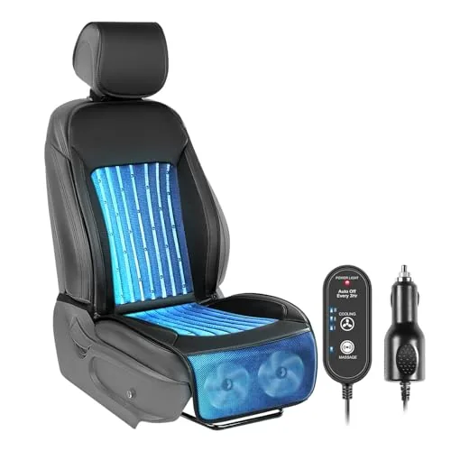 Paffenery 2026 Cooling Car Seat Cover 8-Fan 12V-24V