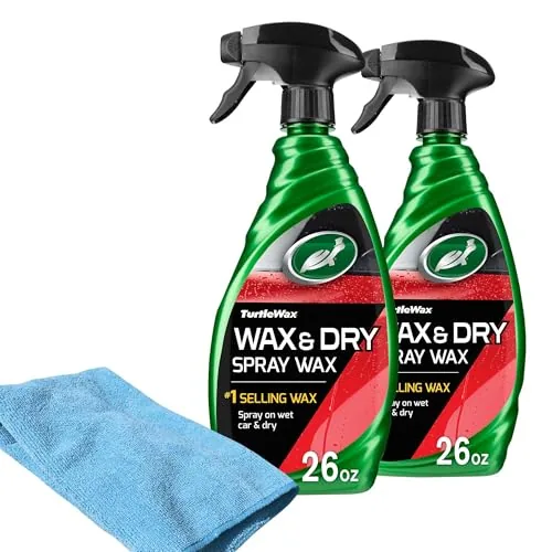 Turtle Wax Wax & Dry Spray Wax 2-Pack 26oz