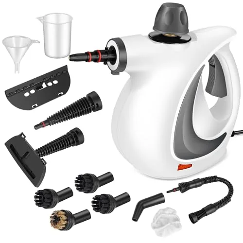 CURMEDI Handheld Steam Cleaner with 12 Accessories