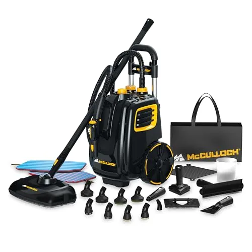 McCulloch MC1385 Canister Steam Cleaner, 23 Accessories
