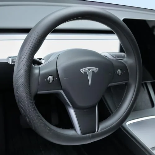 Uxcer Nappa Leather Tesla Model 3/Y Steering Wheel Cover