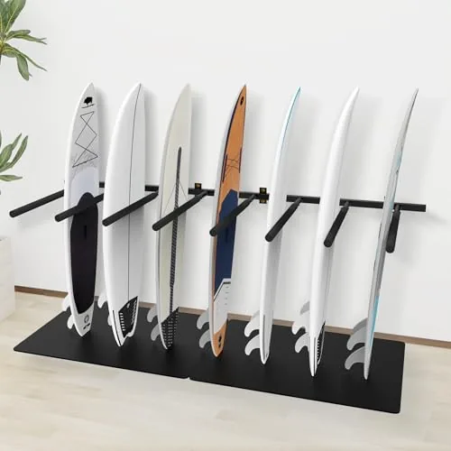 Neorexon 8-Arm Surfboard Wall Mount Rack