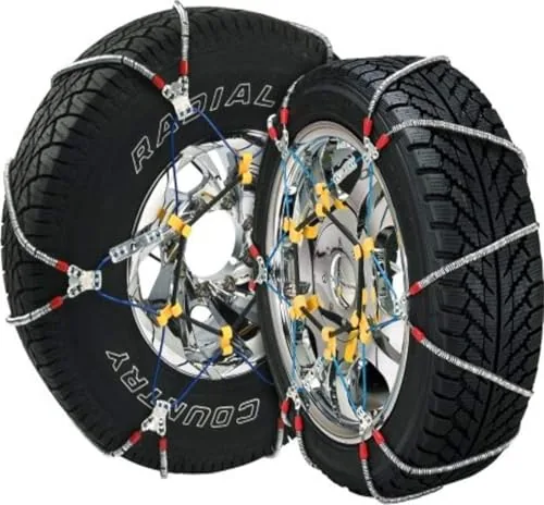 SCC SZ143 Super Z6 Cable Tire Chains for Cars and SUVs