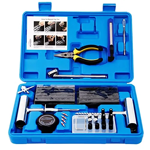 AUTOWN 68-Piece Heavy Duty Flat Tire Plug Repair Kit