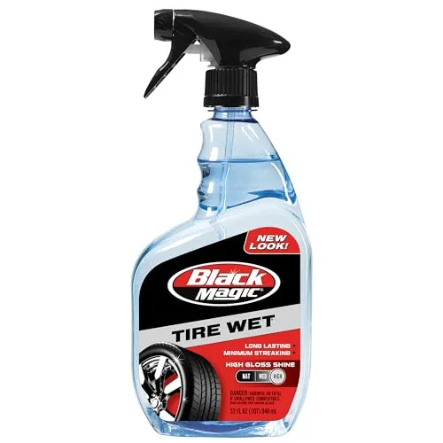 Black Magic Tire Wet Spray-On Tire Shine 32 oz