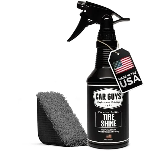 CarGuys Tire Shine Spray No-Sling Formula 18oz