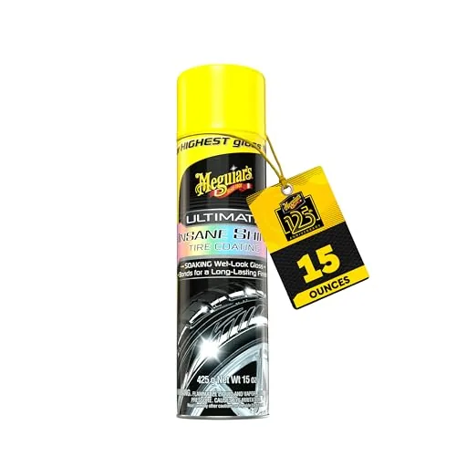 Meguiar's Ultimate Insane Shine Aerosol Tire Coating 15oz