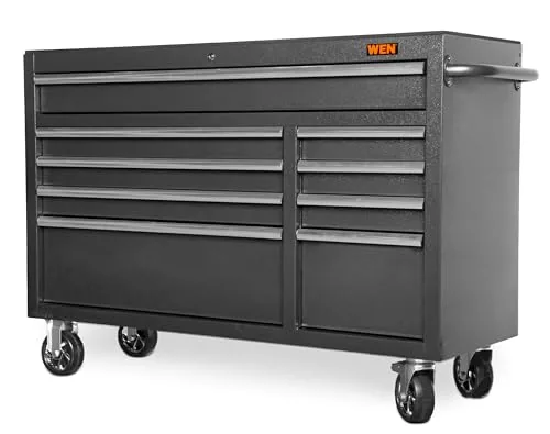 WEN GG532B 52-Inch Rolling Tool Cabinet Black