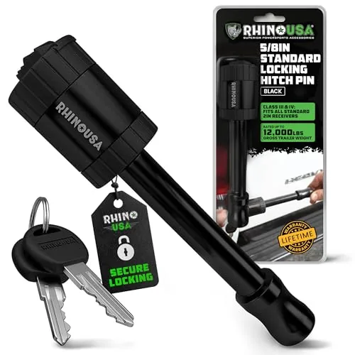 Rhino USA 2in Locking Trailer Hitch Pin Patented