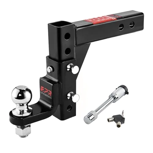 OPENROAD Adjustable Drop Hitch Mount 2-Inch Ball 7500lb