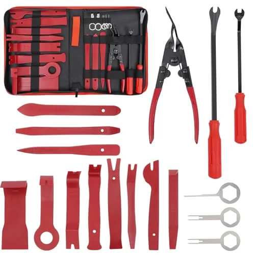 Zaviireku 19Pc Nylon Trim Removal Kit with Clip Pliers