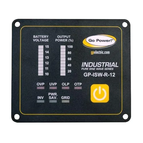 Go Power GP-ISW-R-12 Industrial Sine Wave Inverter Remote