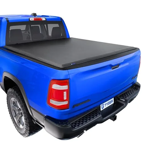 Tyger Auto T1 Soft Roll-Up Tonneau Cover 5'7" Bed