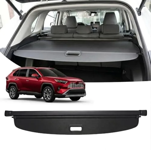 Powerty RAV4 2019-2025 Retractable Cargo Cover Carbon Fiber