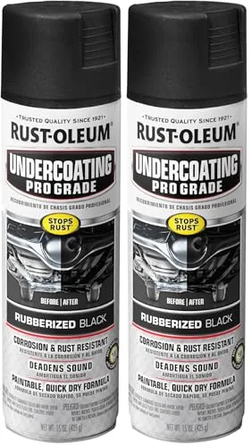Rust-Oleum Professional Rubberized Undercoating Spray 15oz 2-Pack