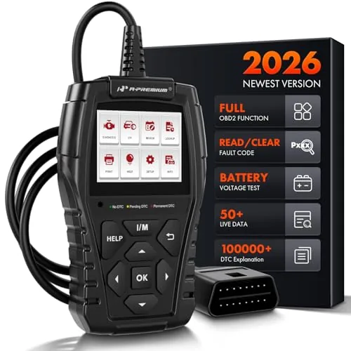 A-Premium AD200 OBD2 Scanner with 50-Stream Data