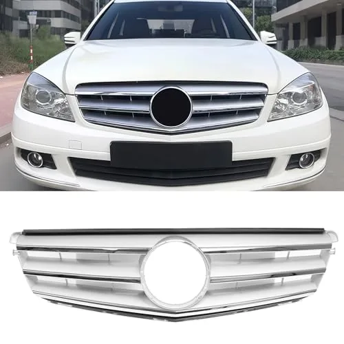 BDBO Mercedes W204 Silver Front Grille 2008-2014