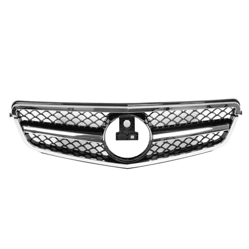 BDBO W204 AMG-Style Front Grille Silver Finish
