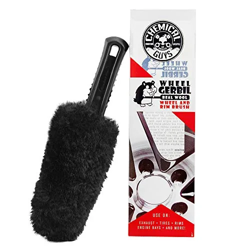 Chemical Guys Gerbil Wheel & Rim Brush, Soft Bristles