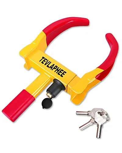 Tevlaphee Universal Wheel Lock Heavy-Duty Anti-Theft Boot