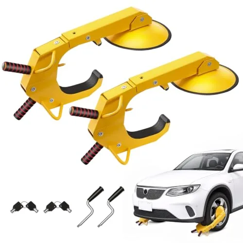 VEVOR Trailer Wheel Lock Clamp 2-Pack Anti-Theft Boot