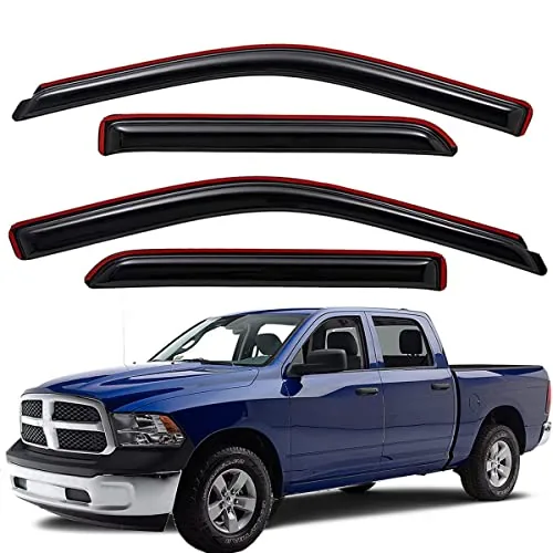 Lightronic WV194109 In-Channel Rain Guards 4-Pc Set