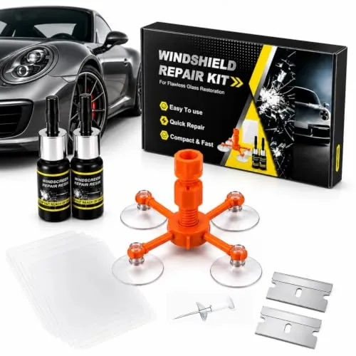 Generic Windshield Repair Kit 2-Pack with Applicator Tool
