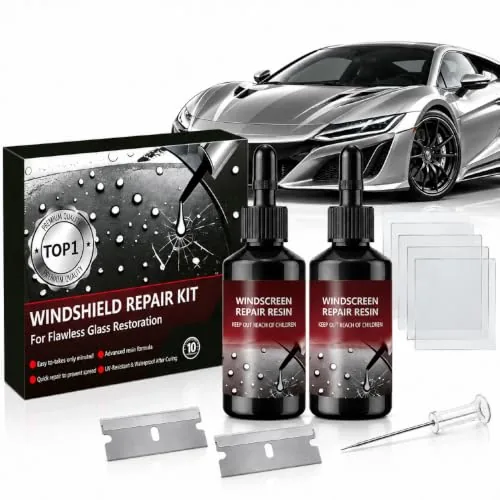 JOPHY 2026 UV Nano Resin Windshield Repair Kit 2-Pack