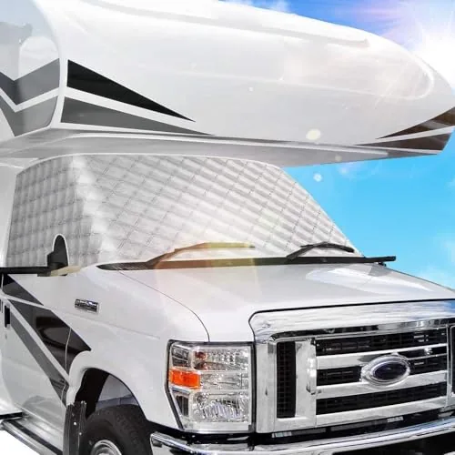 BougeRV Ford E450 Class C RV Windshield Cover